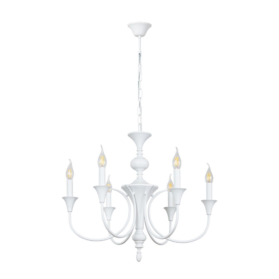 Подвесная люстра Arte Lamp COLLINETTA A4094LM-6WH фото 1 &mdash; svetrussia.ru