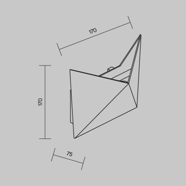 Уличный настенный светодиодный светильник Maytoni Beekman O802WL-L7B &mdash; svetrussia.ru