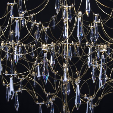 Подвесная светодиодная люстра Loft IT Mira 10259/800 Gold Asfour &mdash; svetrussia.ru