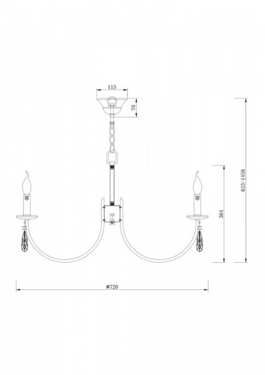 Подвесная люстра Freya Forte FR1006PL-08N &mdash; svetrussia.ru