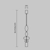 Подвесной светильник Maytoni Monochrome MOD071PL-L8B3K3 фото 9 &mdash; svetrussia.ru