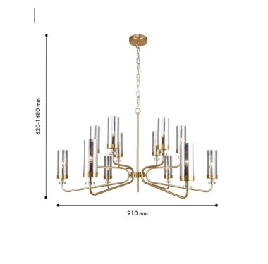 Подвесная люстра F-Promo Shandar 4620-12P &mdash; svetrussia.ru