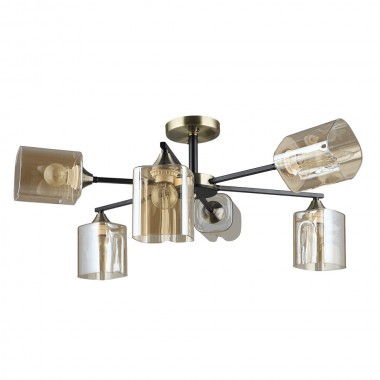 Потолочная люстра Arte Lamp MERCI A4185PL-6BK &mdash; svetrussia.ru