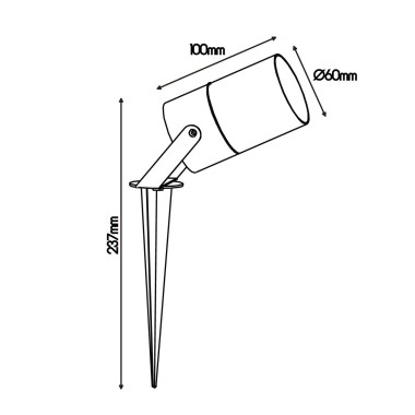 Ландшафтный светильник Mantra Quebec 8155 &mdash; svetrussia.ru