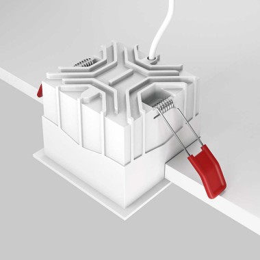 Встраиваемый светильник Maytoni Alfa LED DL043-01-15W3K-D-SQ-WB &mdash; svetrussia.ru