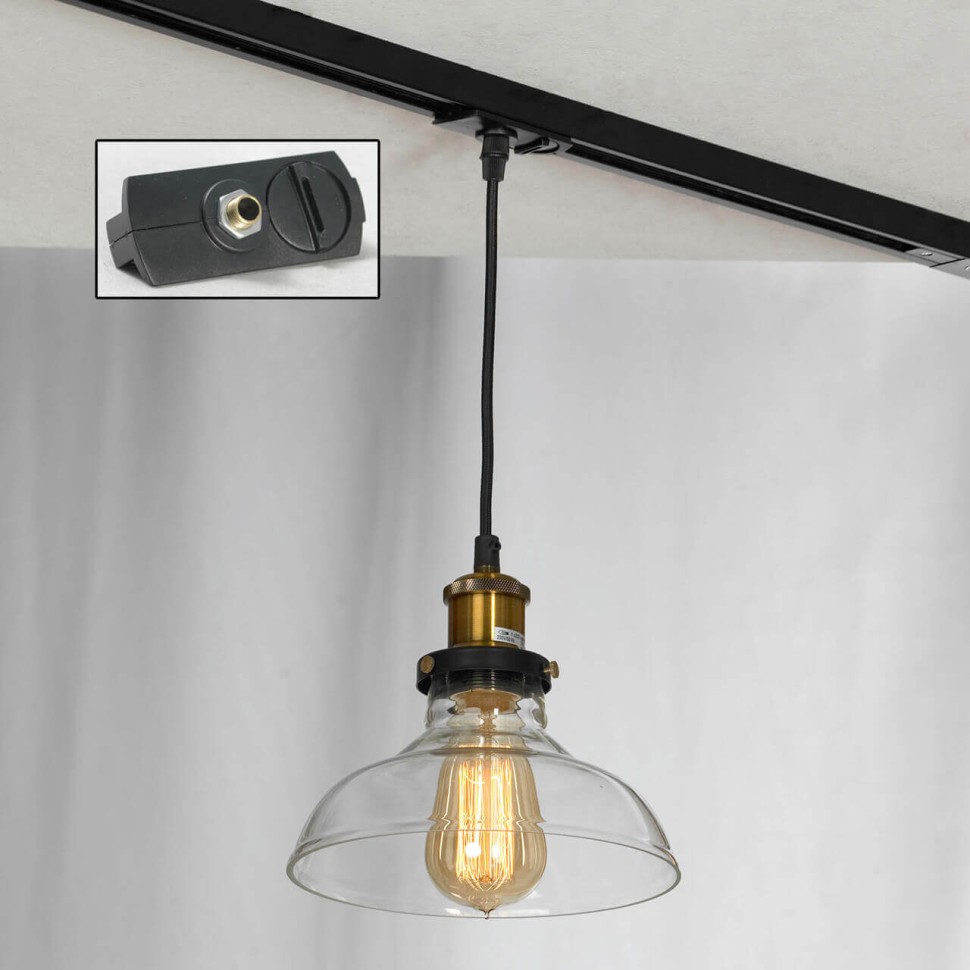 Трековый светильник однофазный Lussole LOFT Track Lights LSP-9606-TAB фото 1 &mdash; svetrussia.ru