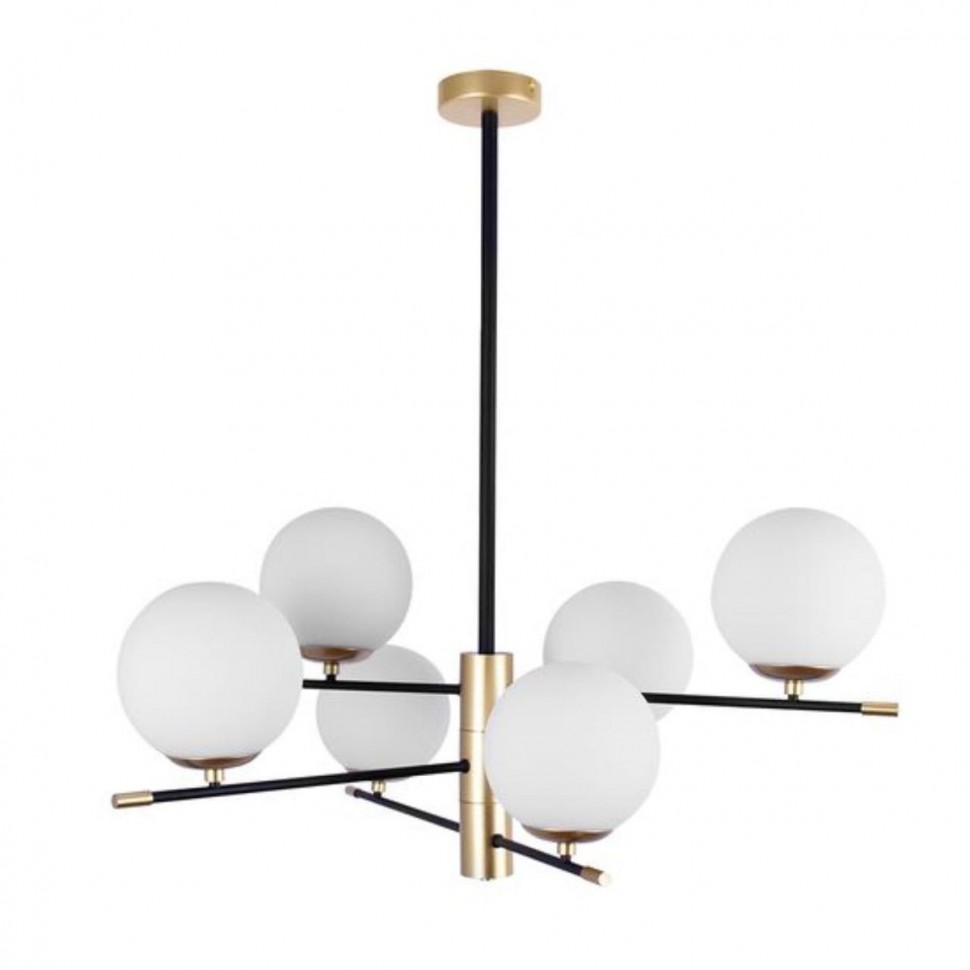 Подвесная люстра Arte Lamp Arkab A2225LM-6BK фото 1 &mdash; svetrussia.ru