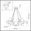 Подвесная люстра Odeon Light Modern Slota 4806/8 фото 4 &mdash; svetrussia.ru