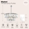 Подвесная люстра Maytoni Puntes MOD043PL-12CH фото 2 &mdash; svetrussia.ru