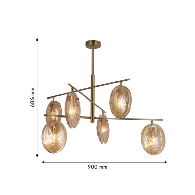Подвесная люстра F-Promo Media 4485-6C &mdash; svetrussia.ru