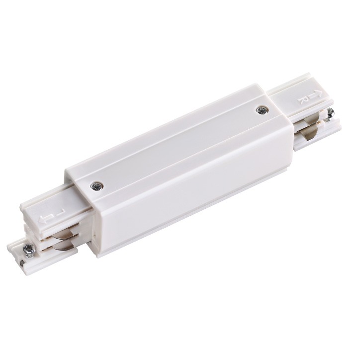 Соединитель с токопроводом прямой внешний для трехфазного шинопровода Novotech Port 135050 фото 1 &mdash; svetrussia.ru