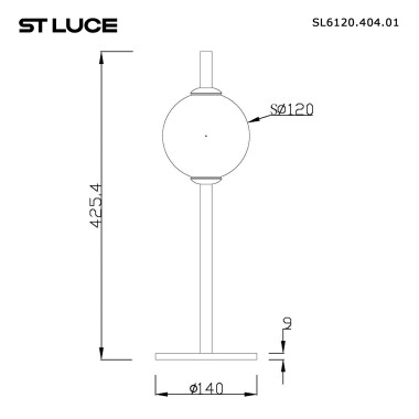 Настольная лампа ST Luce Peek SL6120.404.01 &mdash; svetrussia.ru