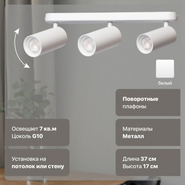 Потолочный светильник De Markt Прайм 850011803 &mdash; svetrussia.ru