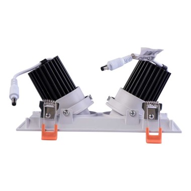 Встраиваемый светодиодный светильник De Markt Круз 15 637016202 &mdash; svetrussia.ru