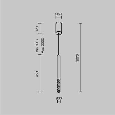 Подвесной светодиодный светильник Maytoni Pro Shade MOD157PL-L6WK &mdash; svetrussia.ru