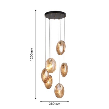 Подвесная люстра F-Promo Media 4485-6P &mdash; svetrussia.ru