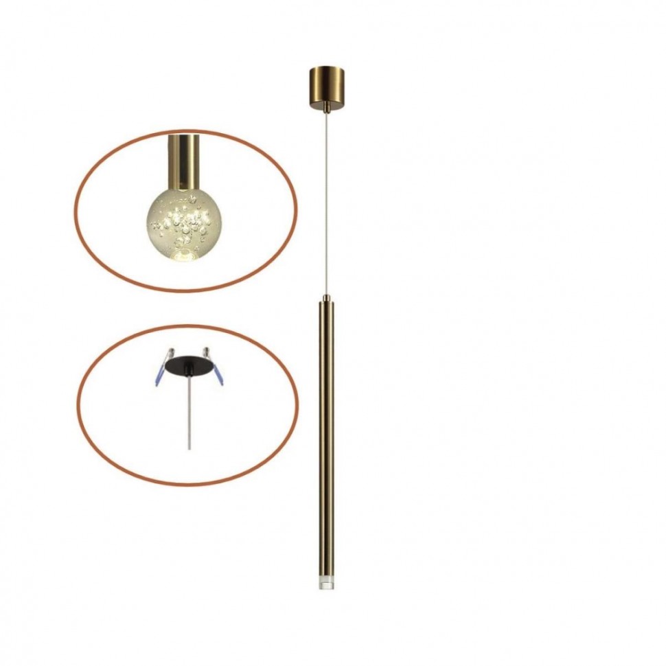 Подвесной светильник Odeon Light HIGHTECH 4374/3LA фото 1 &mdash; svetrussia.ru