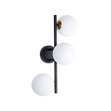 Настенный светильник Arte Lamp GEMINI A2243PL-3BK &mdash; svetrussia.ru