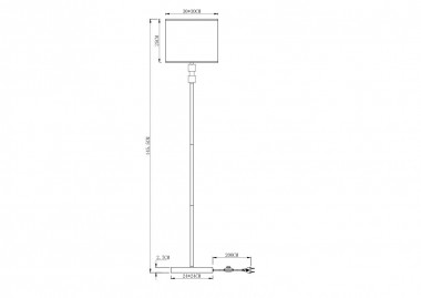 Торшер Arte Lamp North A5896PN-1PB &mdash; svetrussia.ru