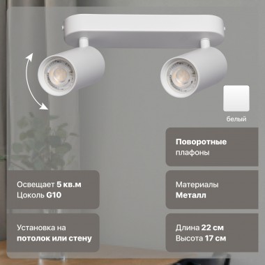 Потолочный светильник De Markt Прайм 850012102 &mdash; svetrussia.ru