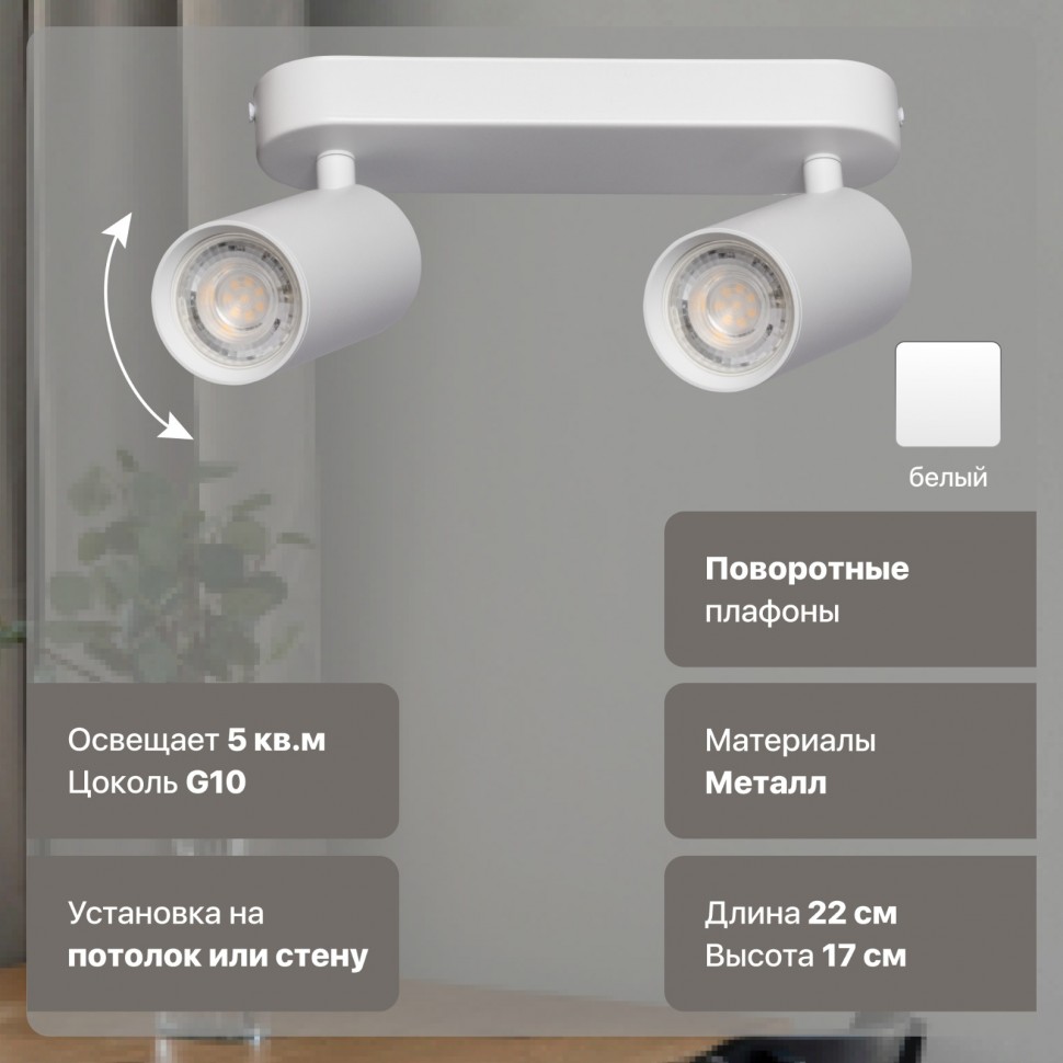 Потолочный светильник De Markt Прайм 850012102 фото 1 &mdash; svetrussia.ru