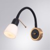 Бра Arte Lamp Lettura A7009AP-1BK фото 2 &mdash; svetrussia.ru