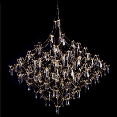 Подвесной светодиодный светильник Loft IT Mira 10259/1200 Gold Asfour &mdash; svetrussia.ru