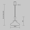 Подвесной светильник Maytoni MOD405PL-01W фото 8 &mdash; svetrussia.ru