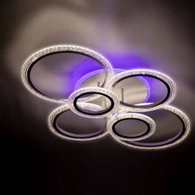 Потолочная светодиодная люстра Arte Lamp Camelia A2516PL-90WH &mdash; svetrussia.ru