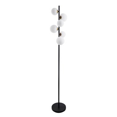 Торшер Arte Lamp GEMINI A2243PN-6BK &mdash; svetrussia.ru