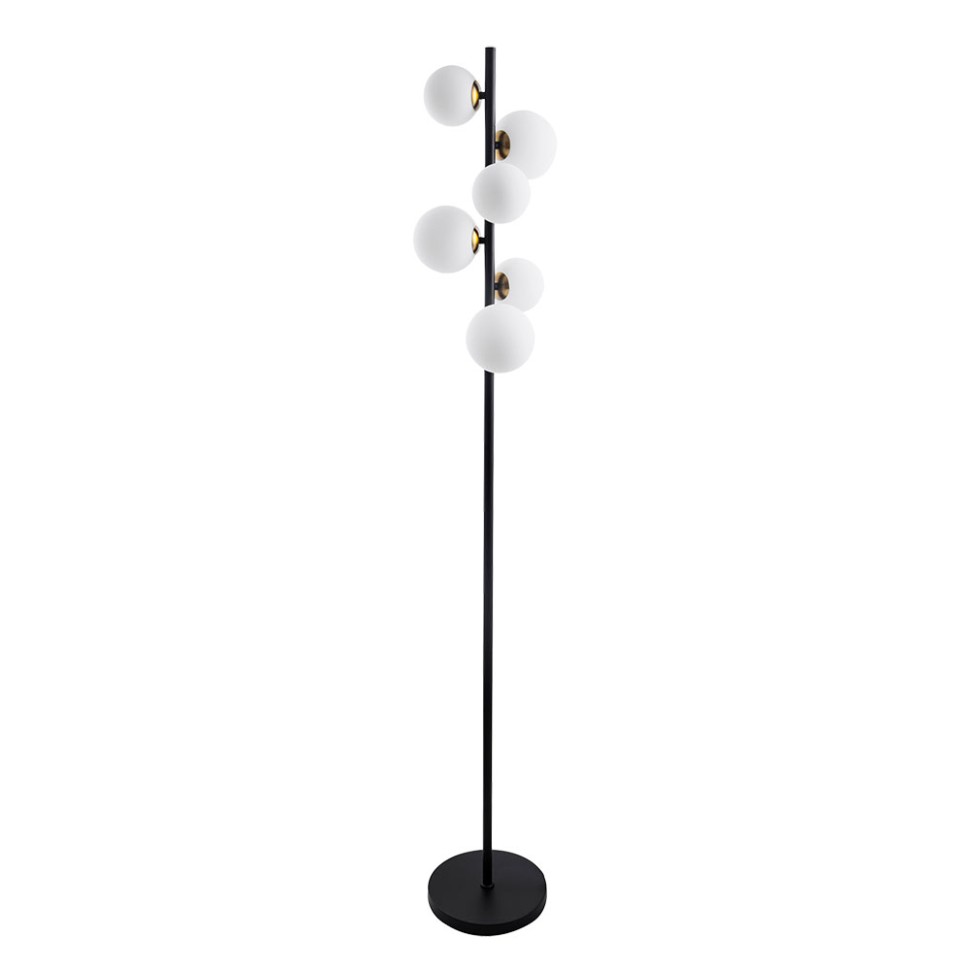 Торшер Arte Lamp GEMINI A2243PN-6BK фото 1 &mdash; svetrussia.ru