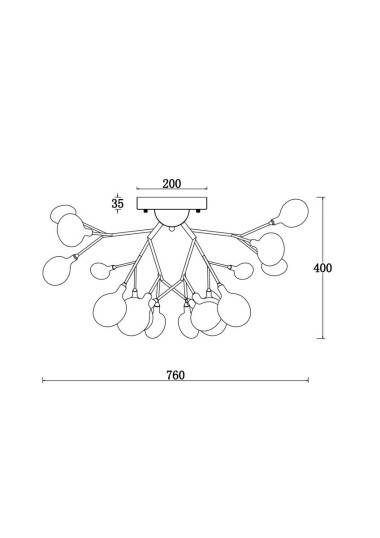 Потолочная люстра Freya Florencia FR5049CL-27W2 &mdash; svetrussia.ru