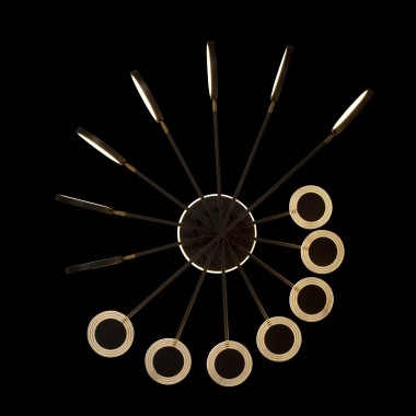 Потолочная светодиодная люстра Loft IT Megan 10164L Black &mdash; svetrussia.ru