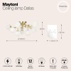 Потолочная люстра Maytoni Dallas MOD545CL-12BS фото 2 &mdash; svetrussia.ru