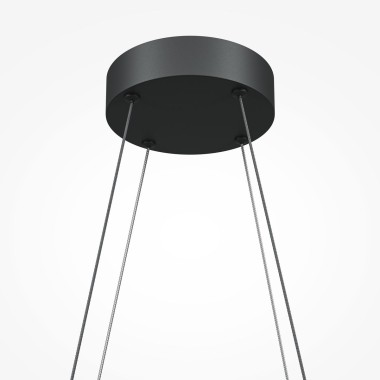 Подвесной светодиодный светильник Maytoni Halo MOD244PL-L50BK &mdash; svetrussia.ru