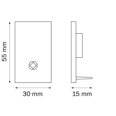 Заглушка концевая Lightstar Teta 505166 &mdash; svetrussia.ru