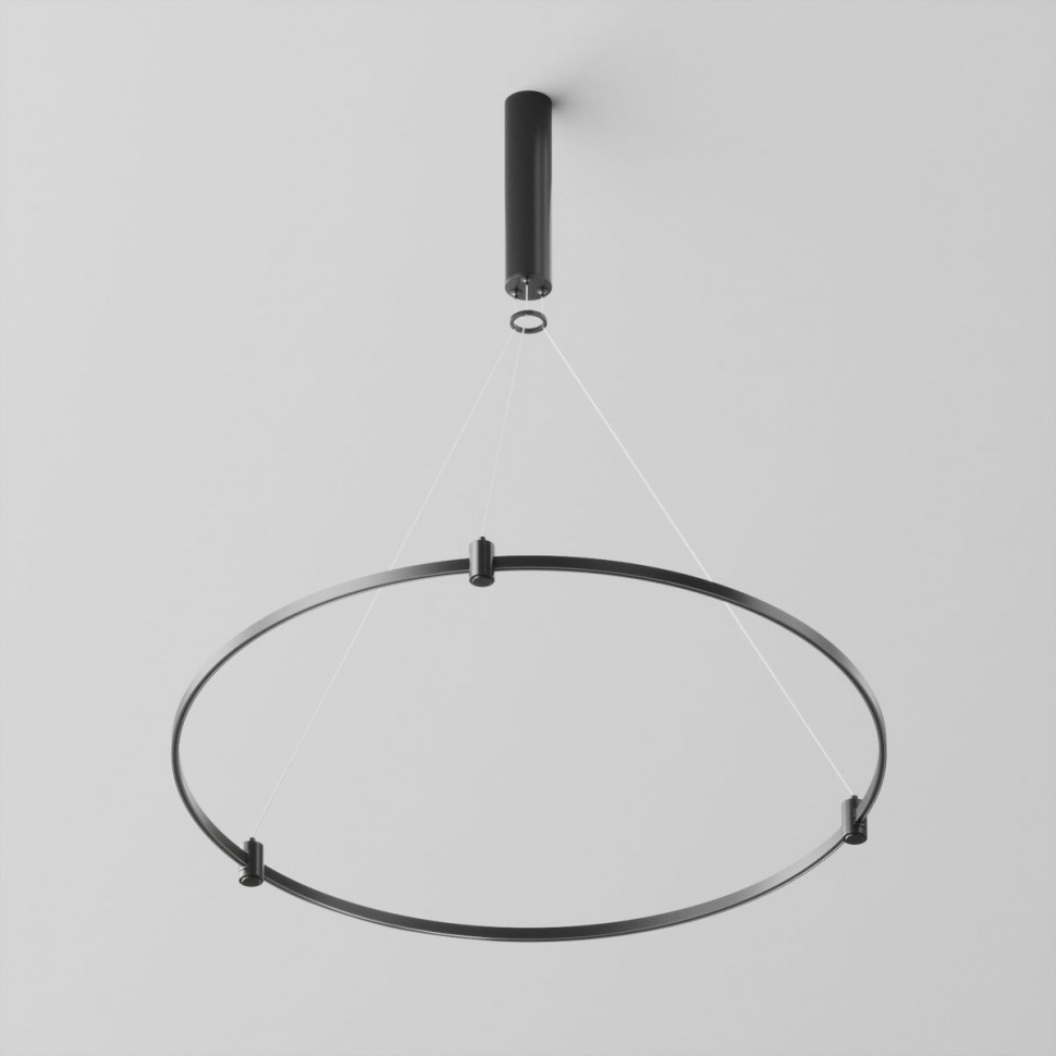 Основание круглое для трековых светильников Maytoni Technical Flarity TFC-Flar-H01-B фото 1 &mdash; svetrussia.ru