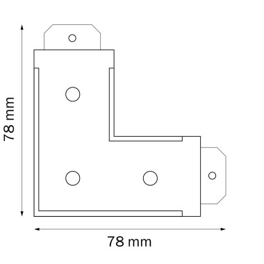 Коннектор L-образный Lightstar Barra 505127 &mdash; svetrussia.ru