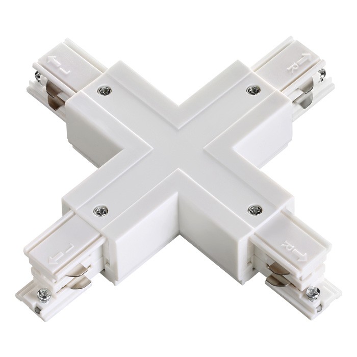 Соединитель Х с токопроводом для трехфазного шинопровода Novotech Port 135052 фото 1 &mdash; svetrussia.ru