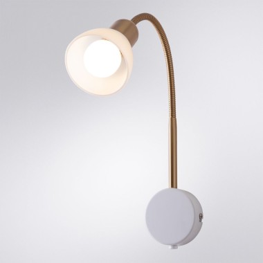 Бра Arte Lamp Falena A3116AP-1WH &mdash; svetrussia.ru