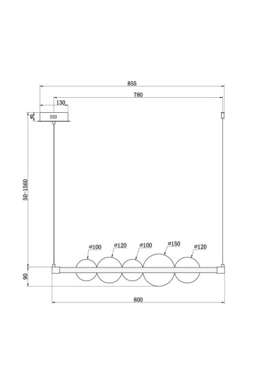 Подвесной светодиодный светильник Freya Glaze FR5396PL-L11BS &mdash; svetrussia.ru