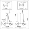 Подвесная люстра Odeon Light Modern Tovi 4818/14 фото 6 &mdash; svetrussia.ru