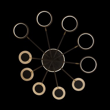 Потолочная светодиодная люстра Loft IT Megan 10164M Black &mdash; svetrussia.ru