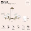Подвесная люстра Maytoni Vision MOD411PL-06G фото 3 &mdash; svetrussia.ru
