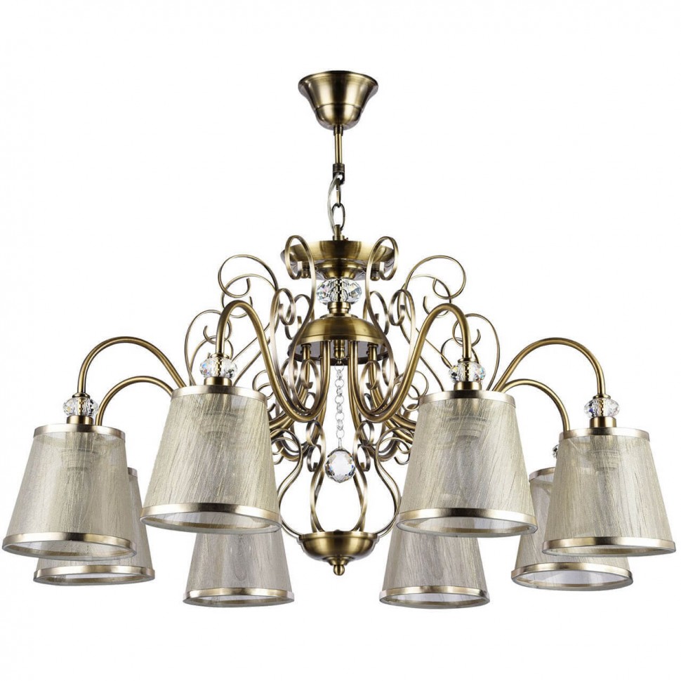 Подвесная люстра Freya Driana FR2405-PL-08-BZ фото 1 &mdash; svetrussia.ru