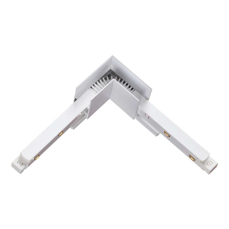 Коннектор L-образный для низковольтного шинопровода Novotech Shino Flum 135121 фото 1 &mdash; svetrussia.ru