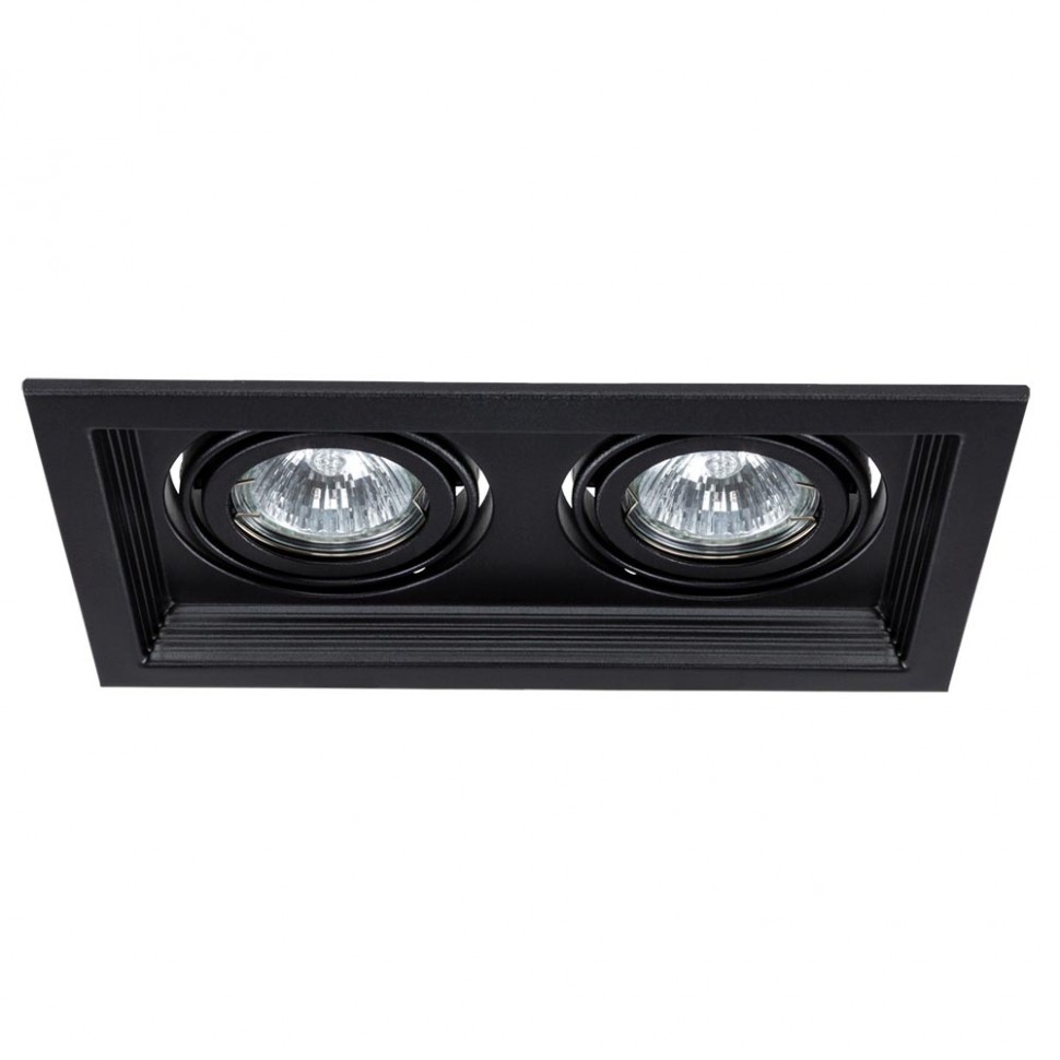 Встраиваемый светильник Arte Lamp Canis A6661PL-2BK фото 1 &mdash; svetrussia.ru