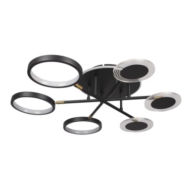 Потолочная светодиодная люстра Loft IT Megan 10164S Black &mdash; svetrussia.ru