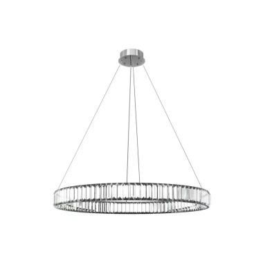 Подвесной светодиодный светильник Loft IT Crystal ring 10135/800 Chrome &mdash; svetrussia.ru