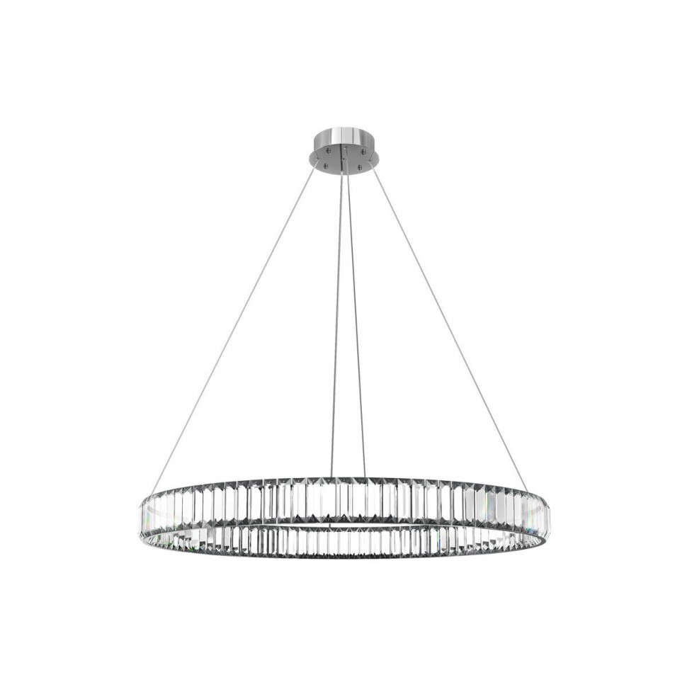 Подвесной светодиодный светильник Loft IT Crystal ring 10135/800 Chrome фото 1 &mdash; svetrussia.ru